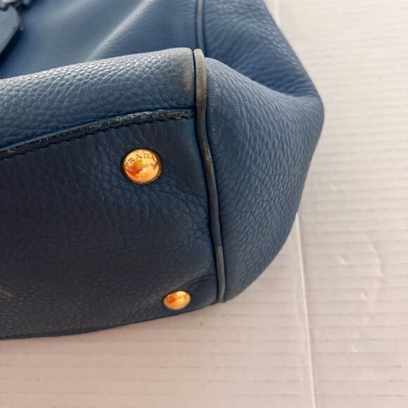 Prada Blue Saffano Cuir Baltico bag - Picture 6 of 11